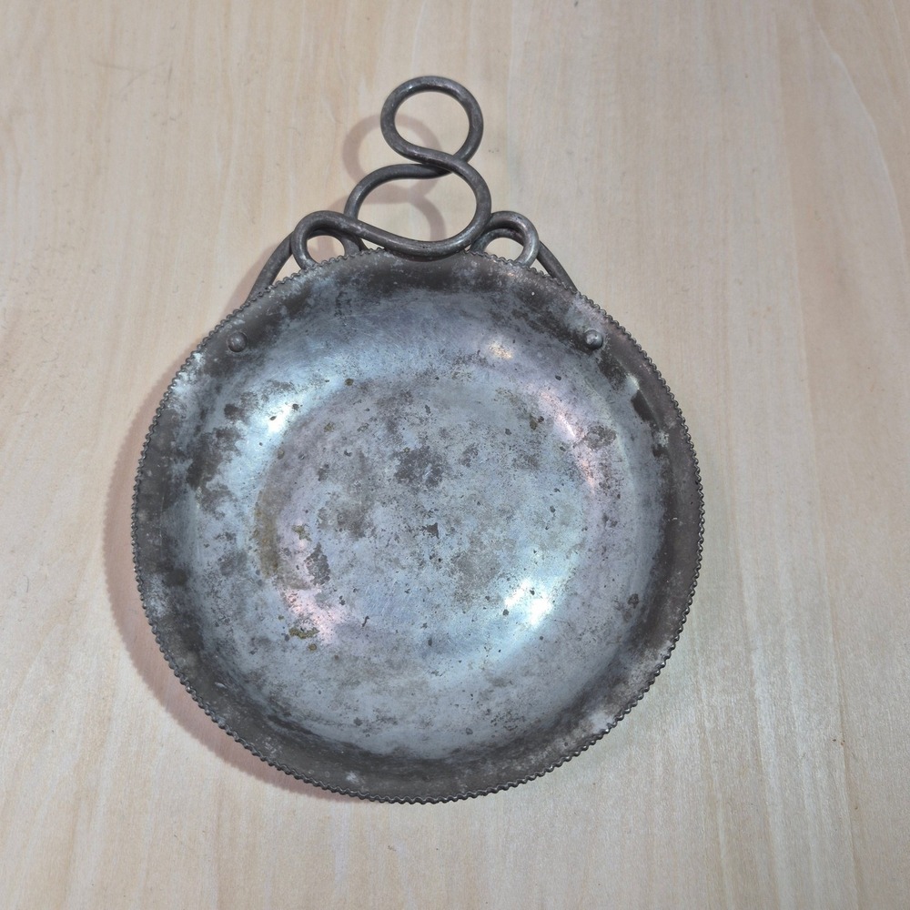 Vintage BSW Buttermilch‎ Pewter Bowl Trinket Dish Decorative Handle